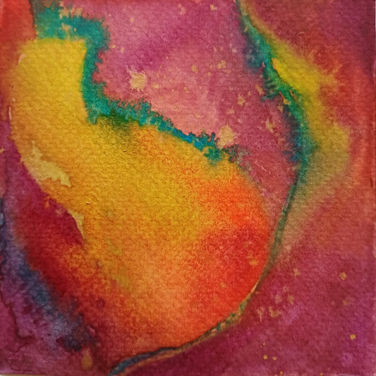 postcard warm colours